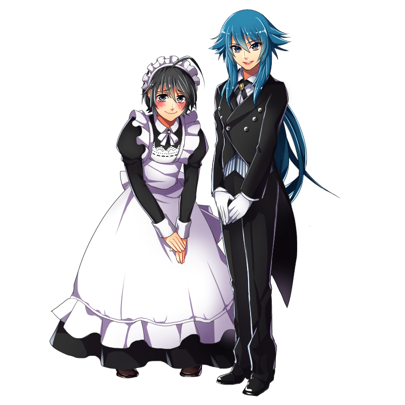 女装メイドと男装執事