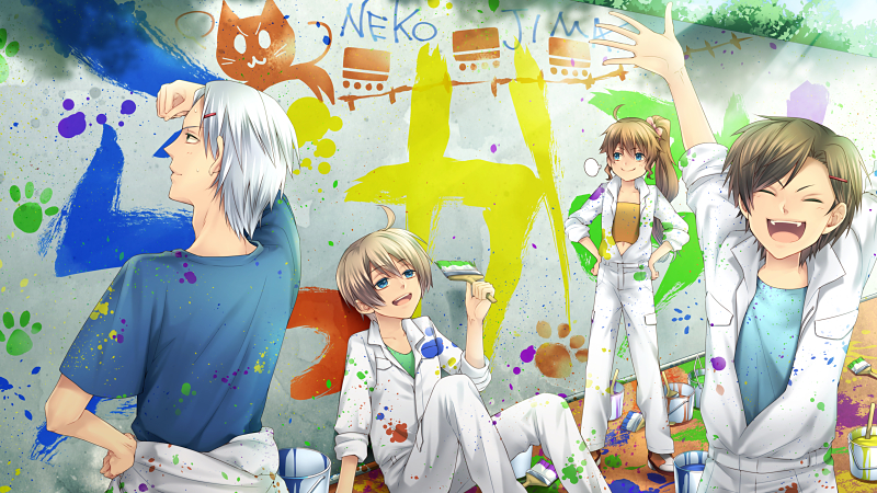 【仲良し四人組】Let's Paint！