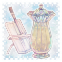 小瓶に入ったリップバーム