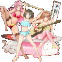 【寝子祭】水着で　ダダダ