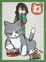 【寝子島かるた】猫に小判