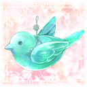 鳥のペンダントトップ