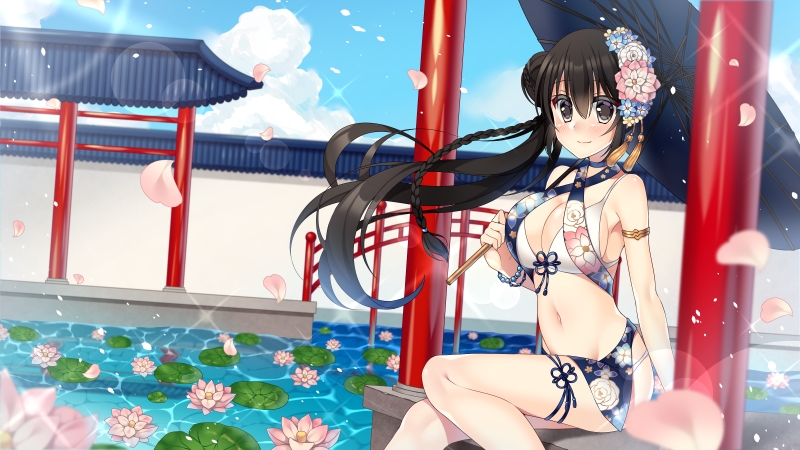 【夏のチャイナドレス風水着】