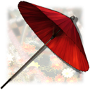 赤い和傘