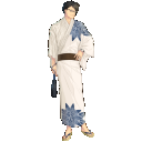 ＜拡大版＞【花浴衣】時計草