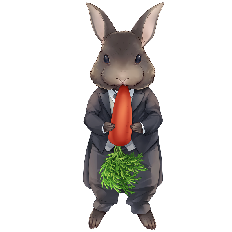 『　コロシアイ　』真っ黒のうさぎ