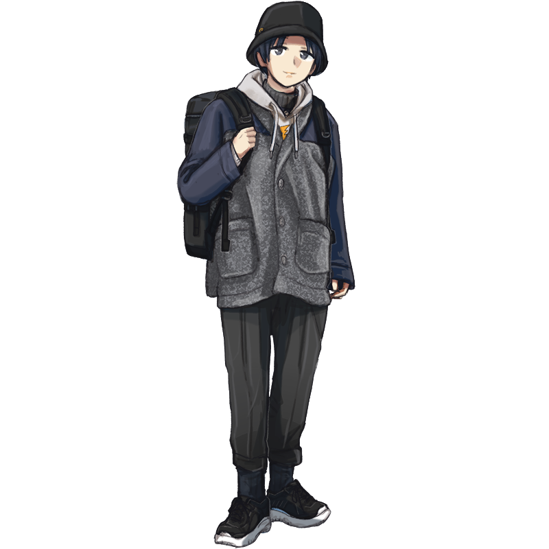 全身イラスト(普段着)