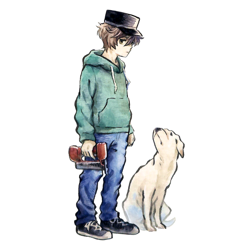 犬と帽子と釘打ち機