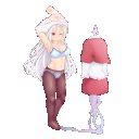 自室での着替え