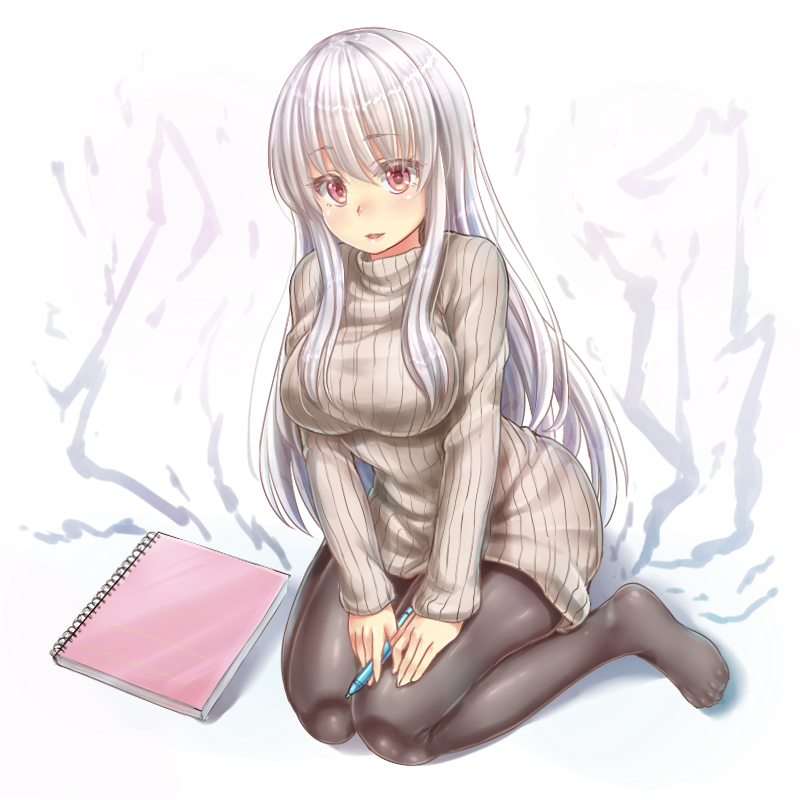 【私服】ニットワンピース