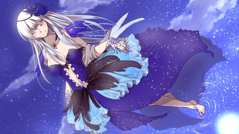 【お任せ】青い夜空を歩く