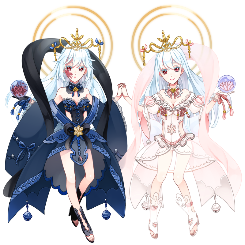 【節分】吉祥天と黒闇天