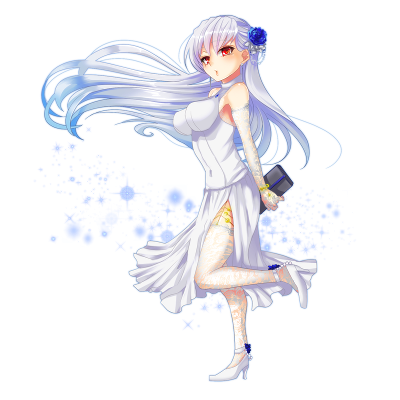 【ドレス】蠱惑の白い華