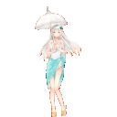 【水着】ワンピースとパレオ