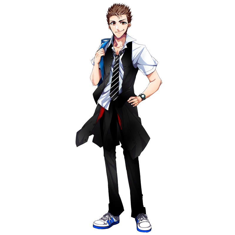 制服全身イラスト