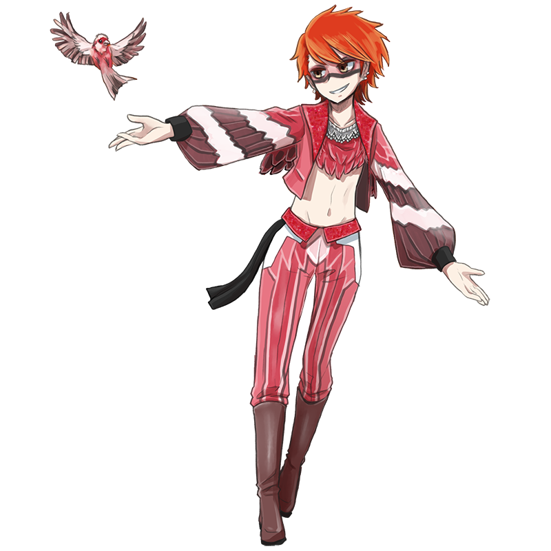 【鳥モチーフ】ロベルト×ベニマシコ