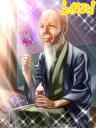 佇む老人