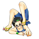 まるまって腕で歩く！