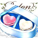 ハートのマカロン