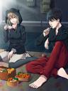黒猫と黒蛇のピクニック(？)