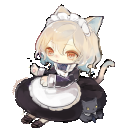 #ケモミミトレイン_メイドと猫