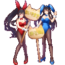 寝子島へようこそ♪　親友バニーガールズ