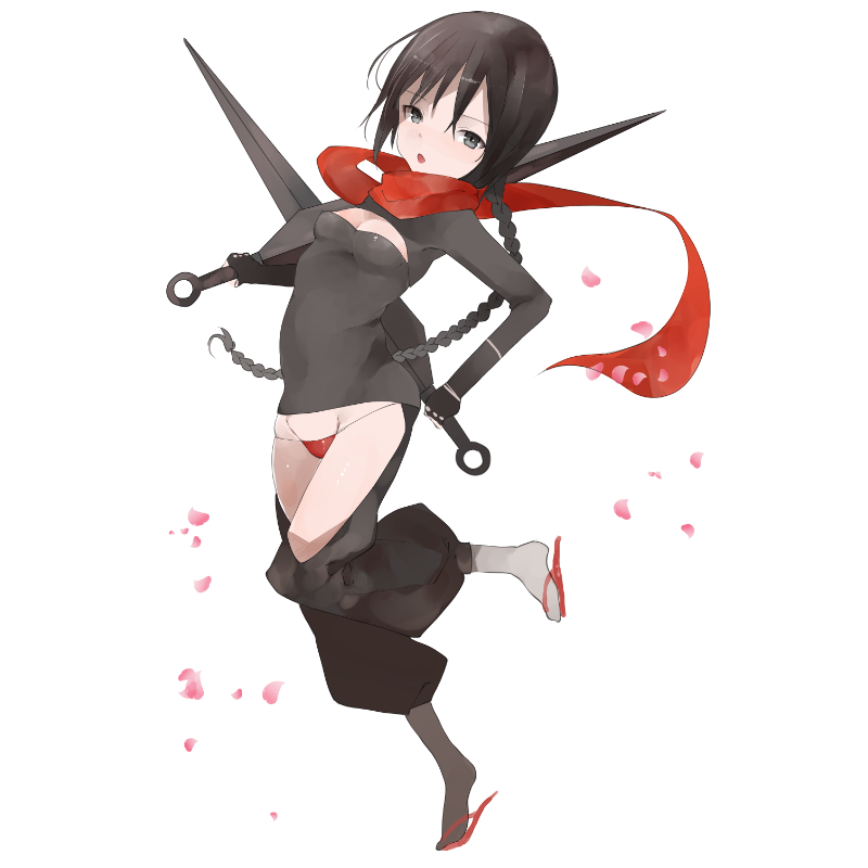 【魔法少女（？）】抜け忍改、魔法忍者少女　朔の月