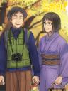 千代に降る　公孫樹の黄葉 舞う中で