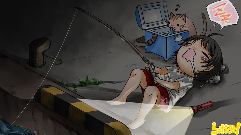 【夏】寝釣りよ今夜もありがとう