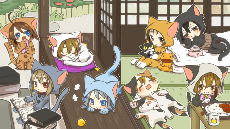 【ある家の猫さんズ】フリイラ