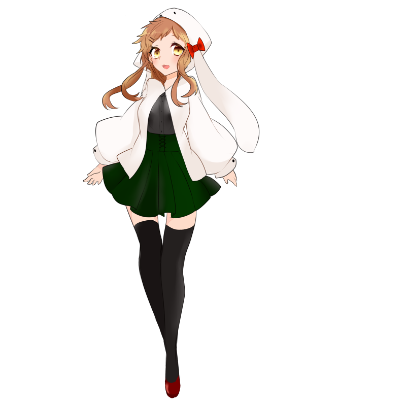 【どうぶつ】うさぎパーカー