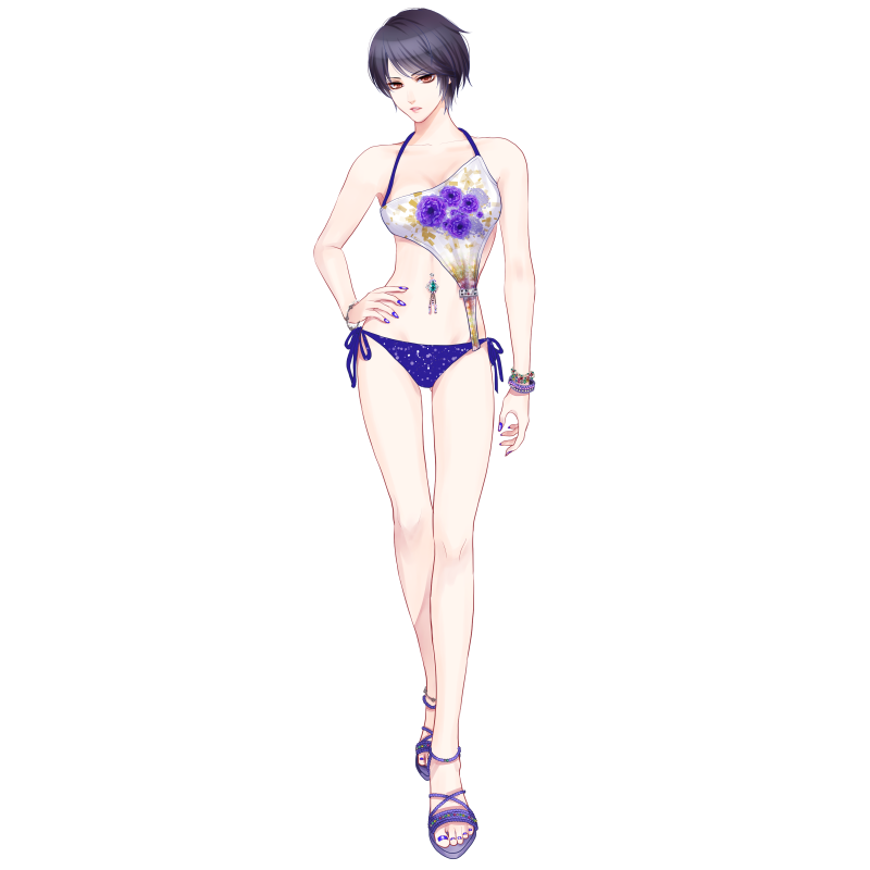 【寝子祭】水着イラスト