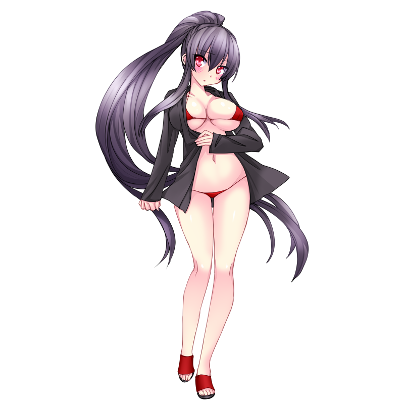 【夏の破廉恥】パーカーのその下は…