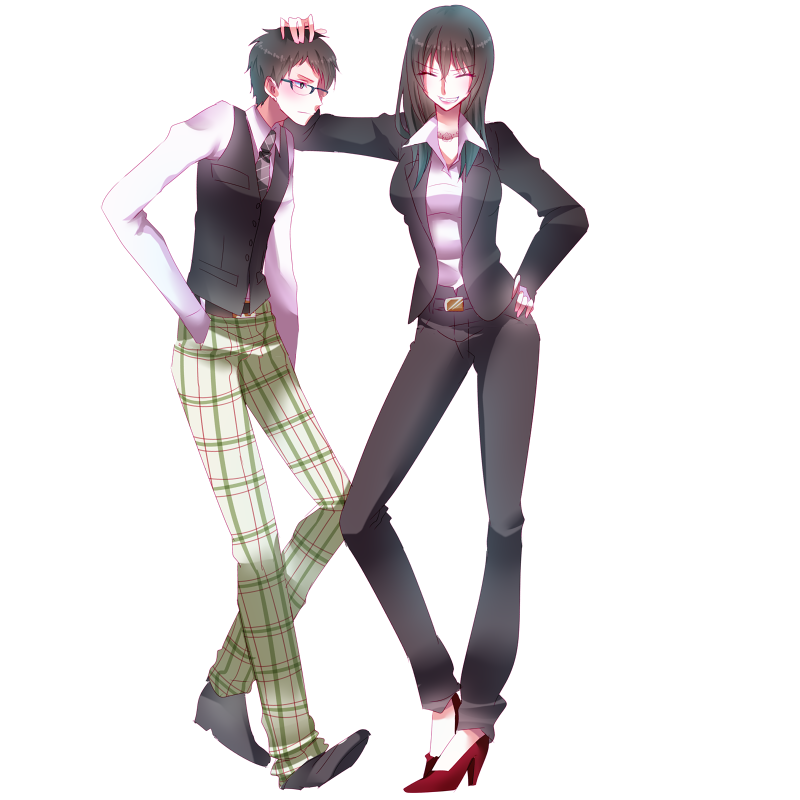 【寝子祭】仲良し姐御と弟分