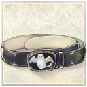 天使猫の牛革ベルト