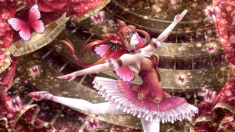 Crimson moon garden