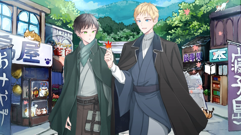 参道商店街を歩く