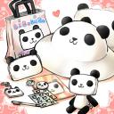 しろくろぱんだのおおきなつめあわせ