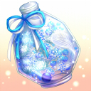 青と白のハーバリウム