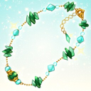 新緑と湖のブレスレット