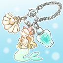 人魚姫のバッグチャーム