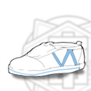 寝子島中学校の上履き