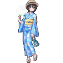 【花浴衣】九月×朝顔