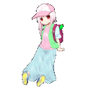 ことの全身イラスト