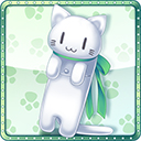 白猫のリコーダー入れ