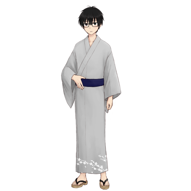 【花浴衣】モモノハナ