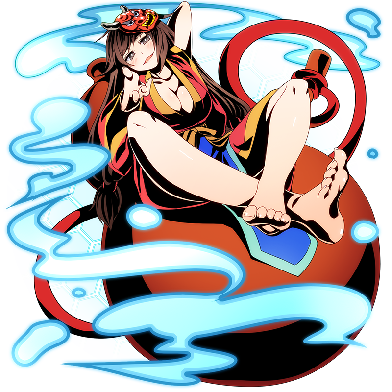 【ソシャゲ風】酒呑仙人・朱蘭