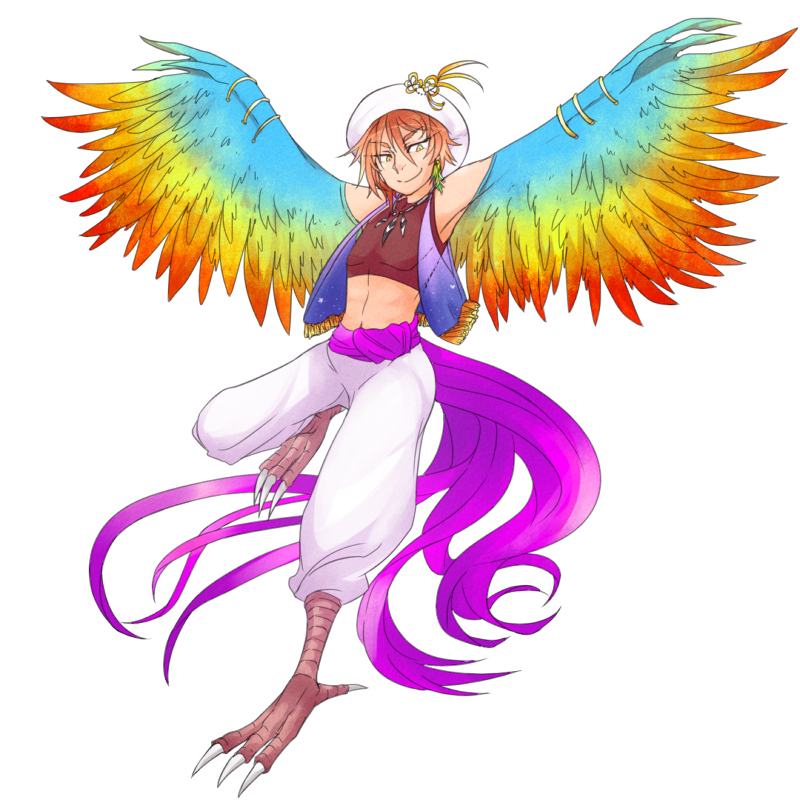 おしゃべり鳥人