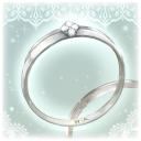 シルバーエンゲージリング【H・A/R】