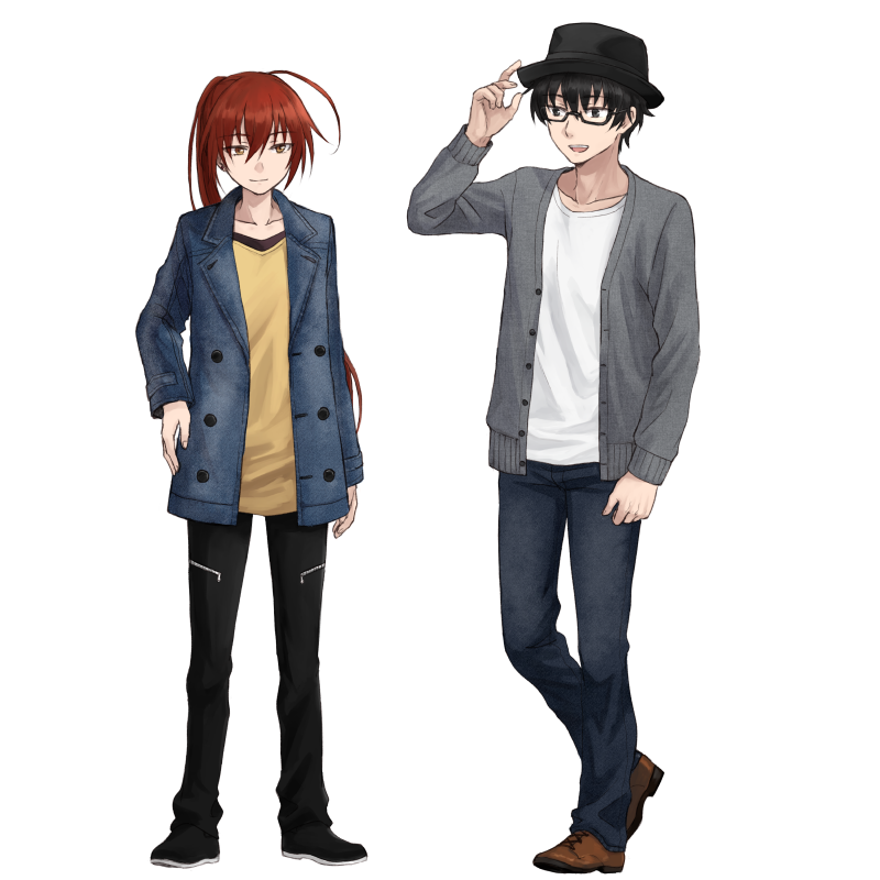 【春】私服イラスト